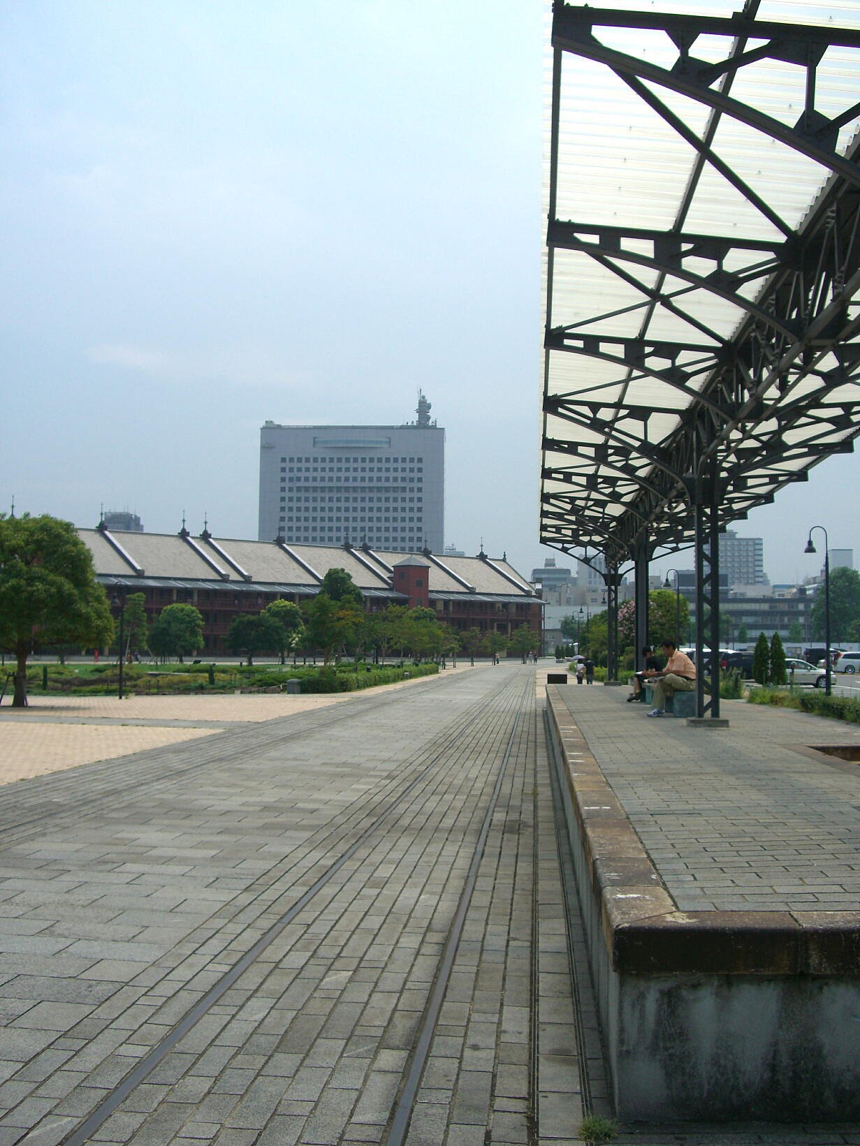 旧横浜港駅プラットホーム