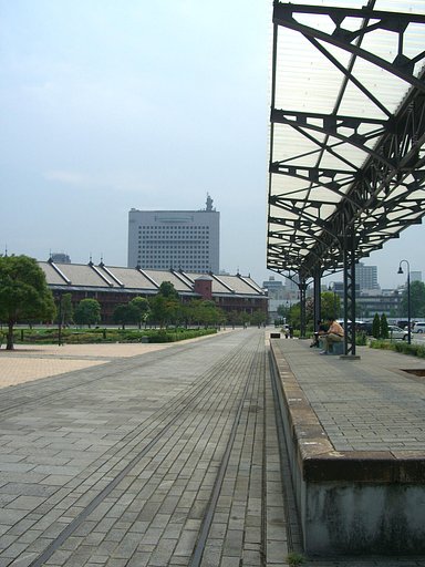 旧横浜港駅プラットホーム