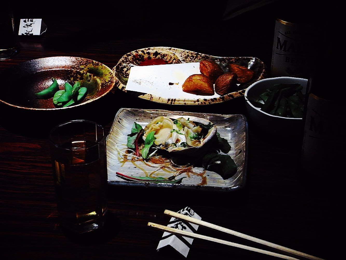 あぶりアワビのポン酢味