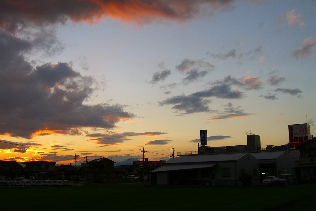 定点観測—夕焼け