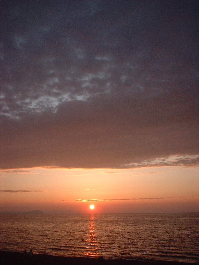 夕日