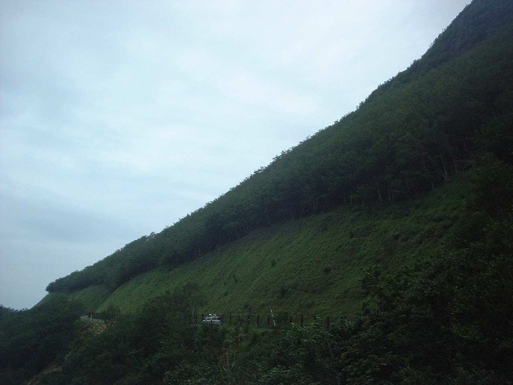 空半分ー山半分
