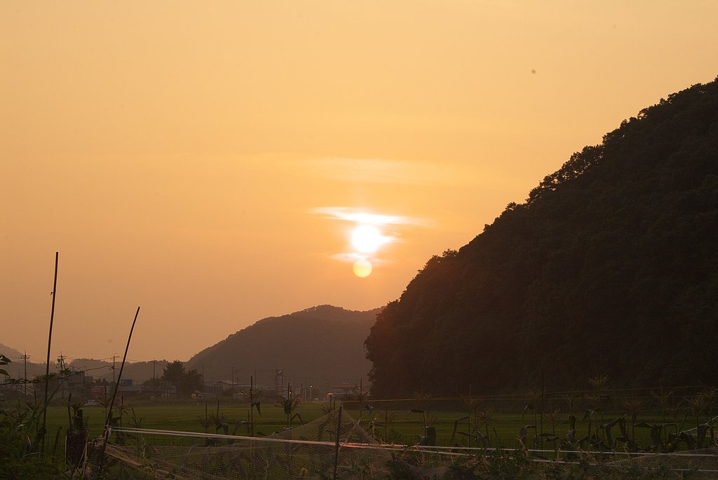 今日の夕焼け
