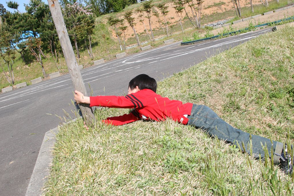 落ちる〜！！
