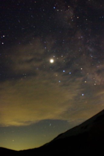 白馬大池からの南の夜空
