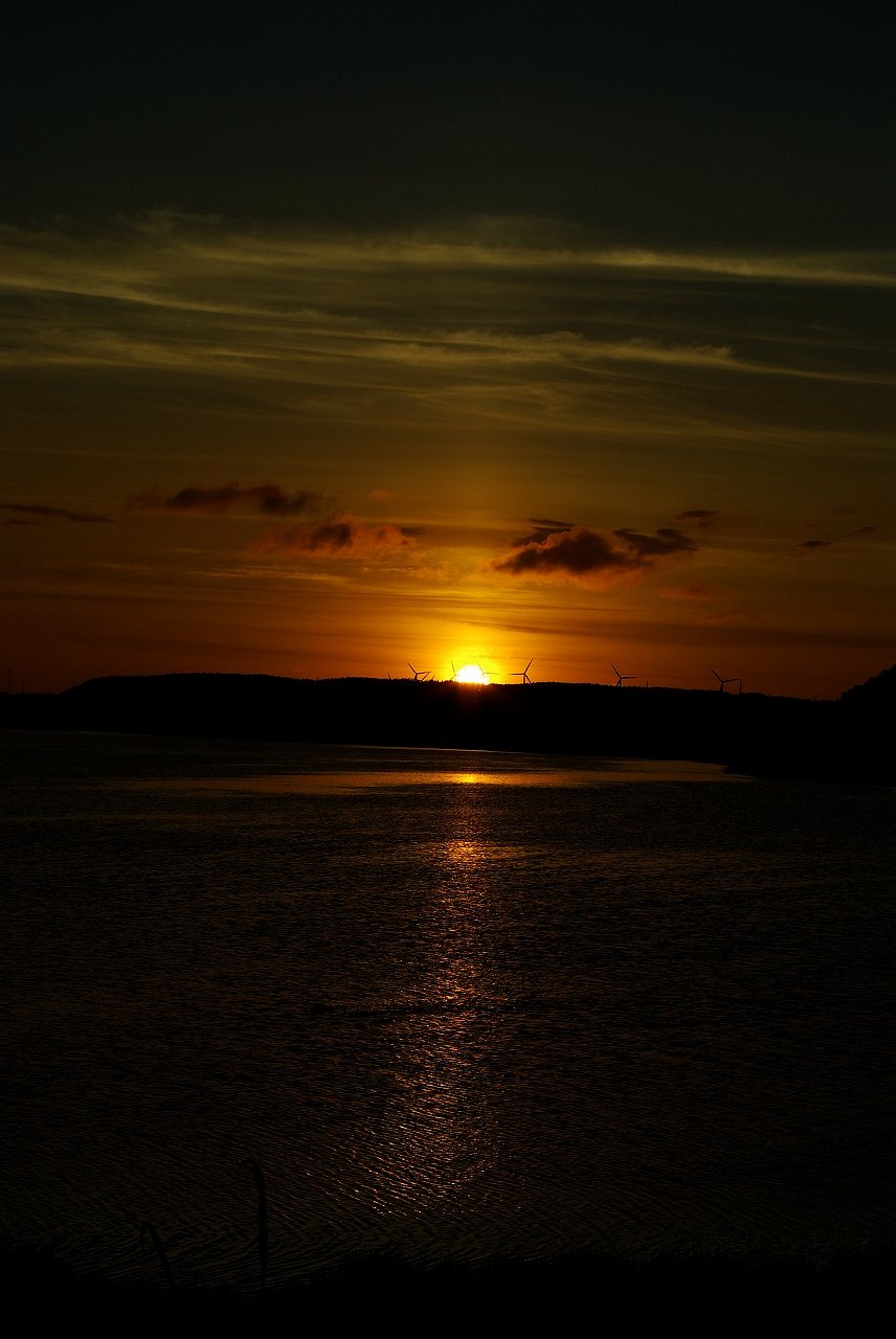 夕日