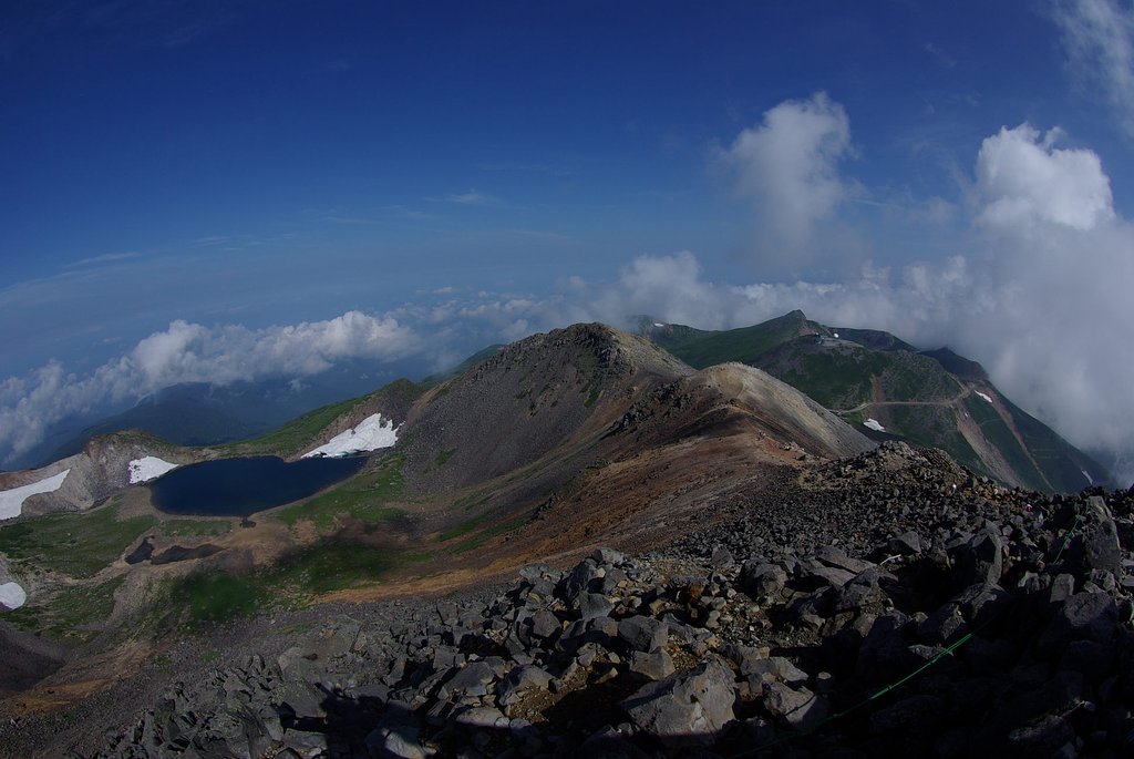 山頂から