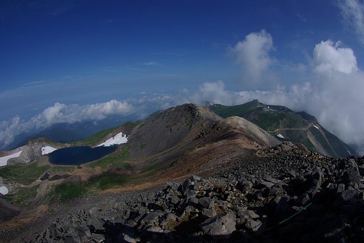 山頂から