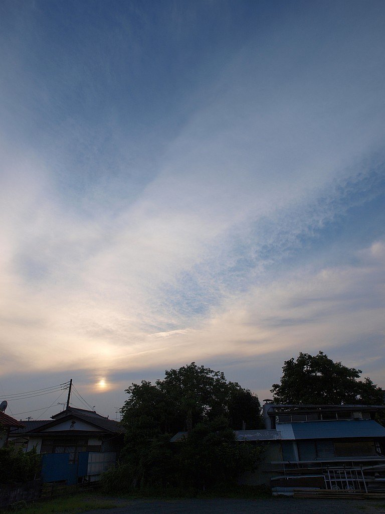 夕方・・・