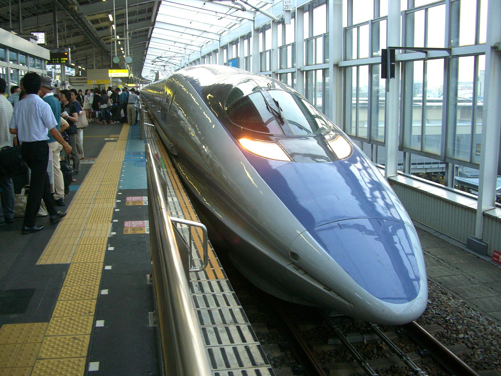 500系旧のぞみ号試運転列車