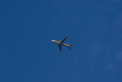 秋の澄み切った青空に