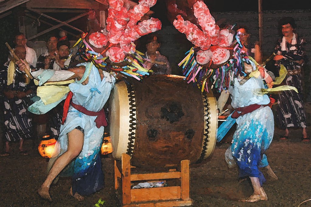 【祭】　池山かんこ踊り