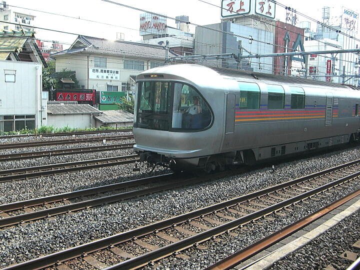 寝台特急カシオペアの推進運転風景