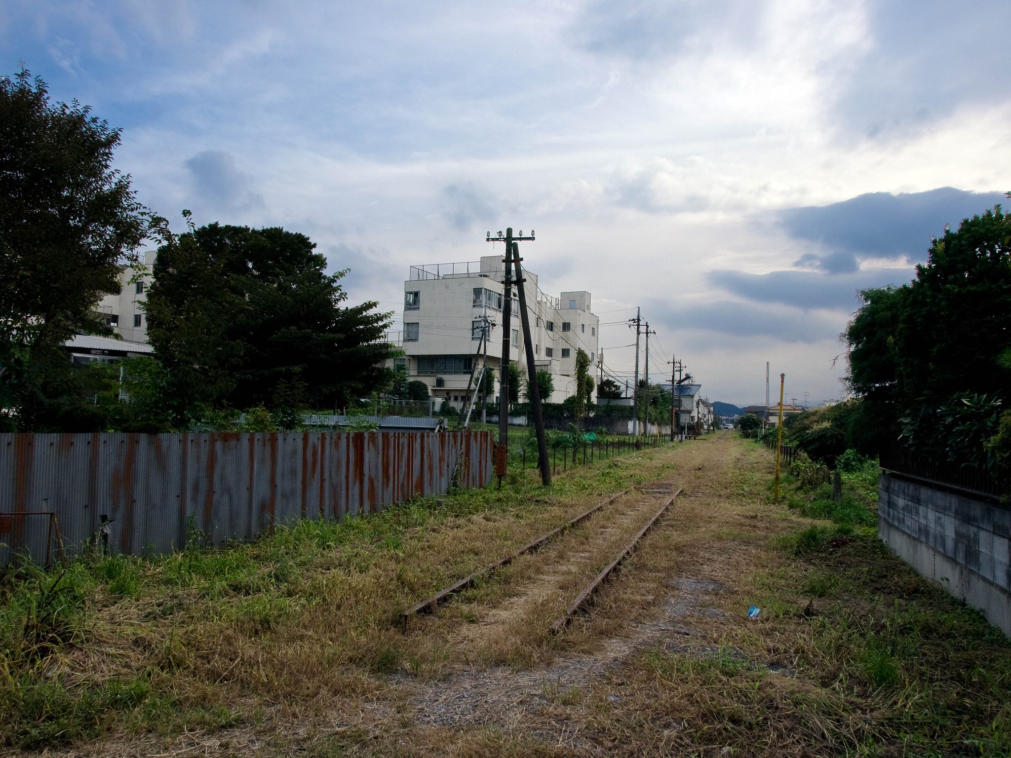 廃線と学校