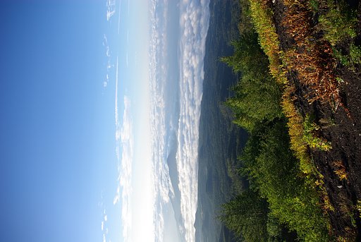大地と天空のグラデーション