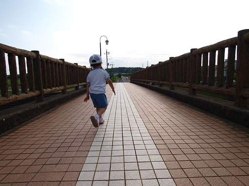 【道】孫と散歩