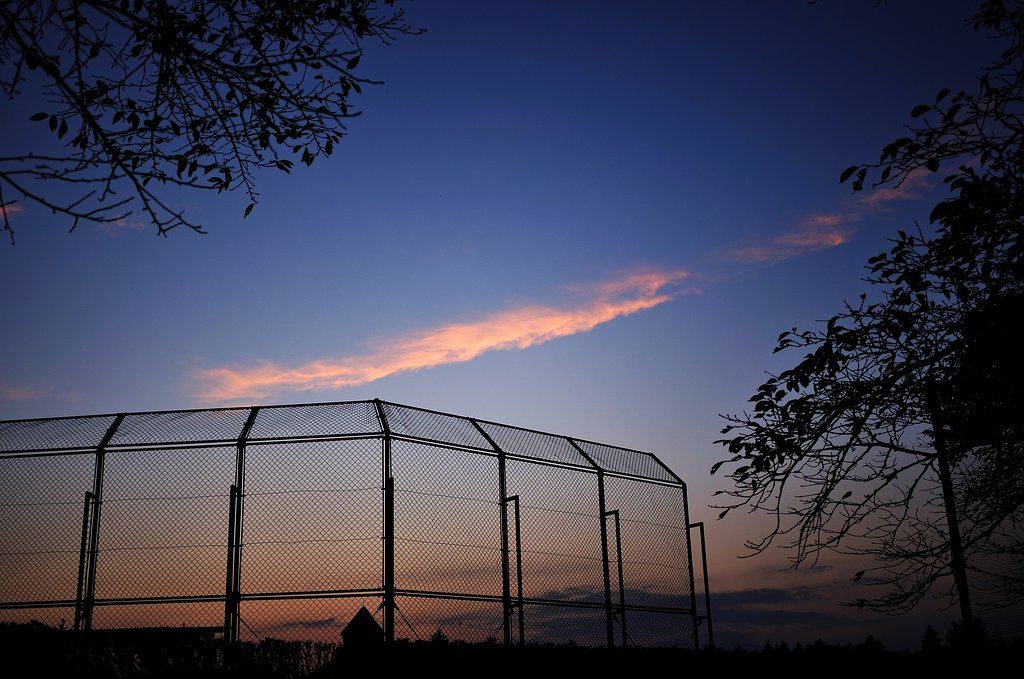 今日の夕空
