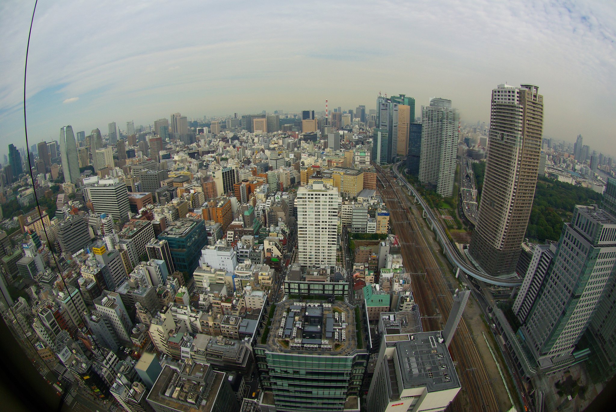 浜離宮庭園の見える風景