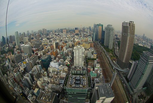 浜離宮庭園の見える風景
