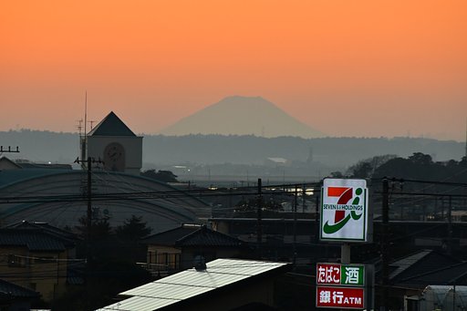 わが街からも富士山が見えます