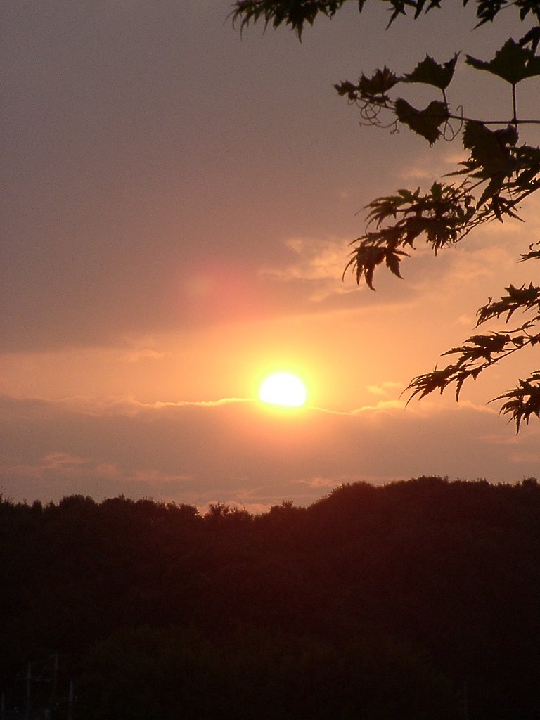 《番外》 昨18日の夕焼け