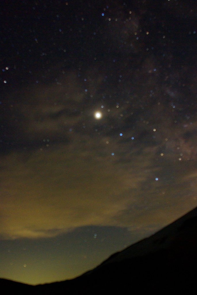 白馬大池からの南の夜空.2