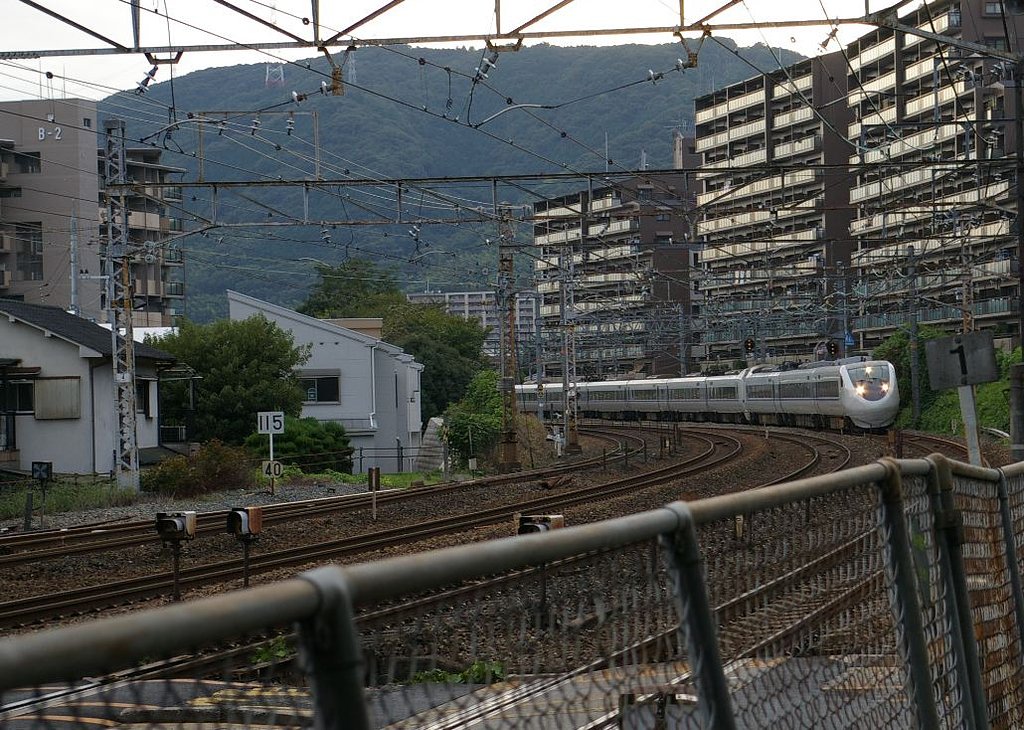 サントリーカーブ付近にて
