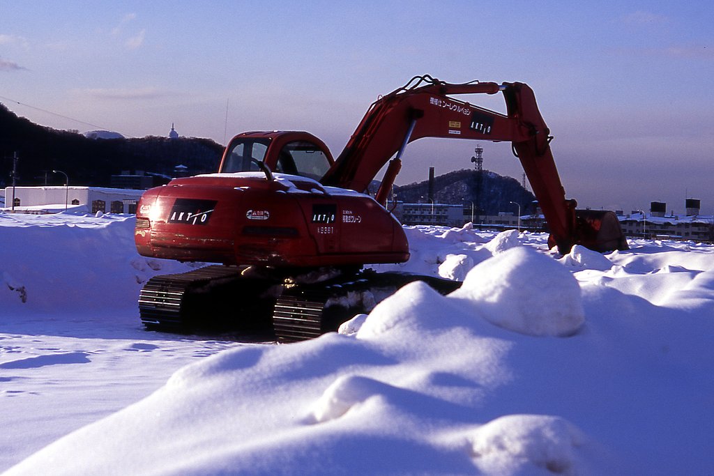 雪堆積場