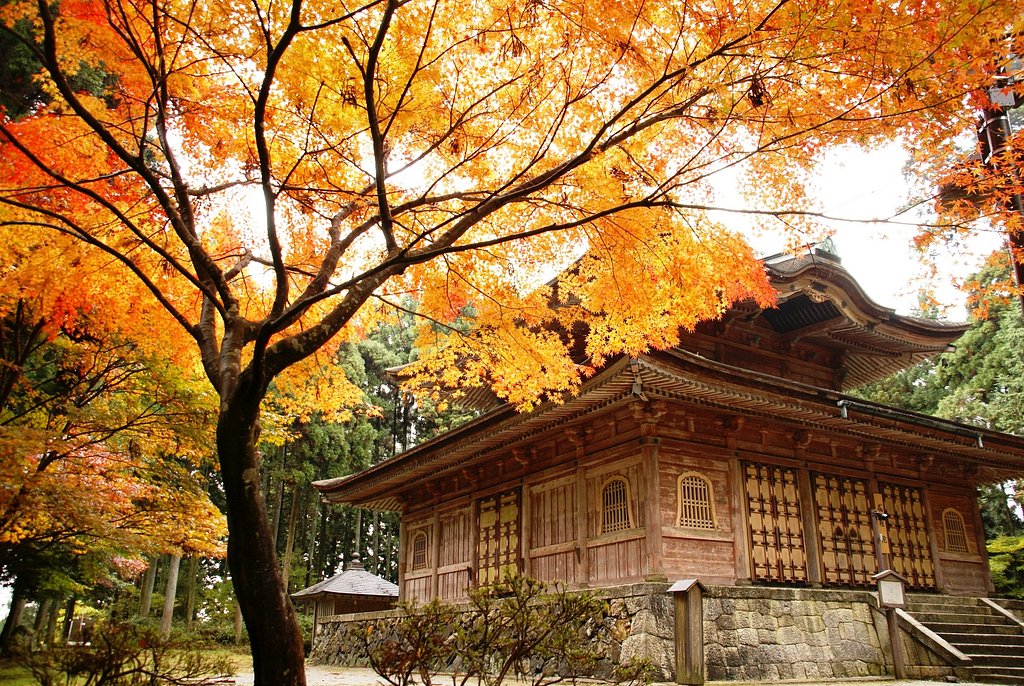 滋賀県比叡山延暦寺にて