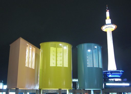 京都タワーの夜景