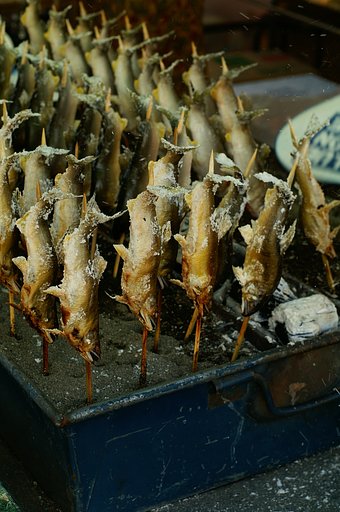 鮎の塩焼き（テスト）