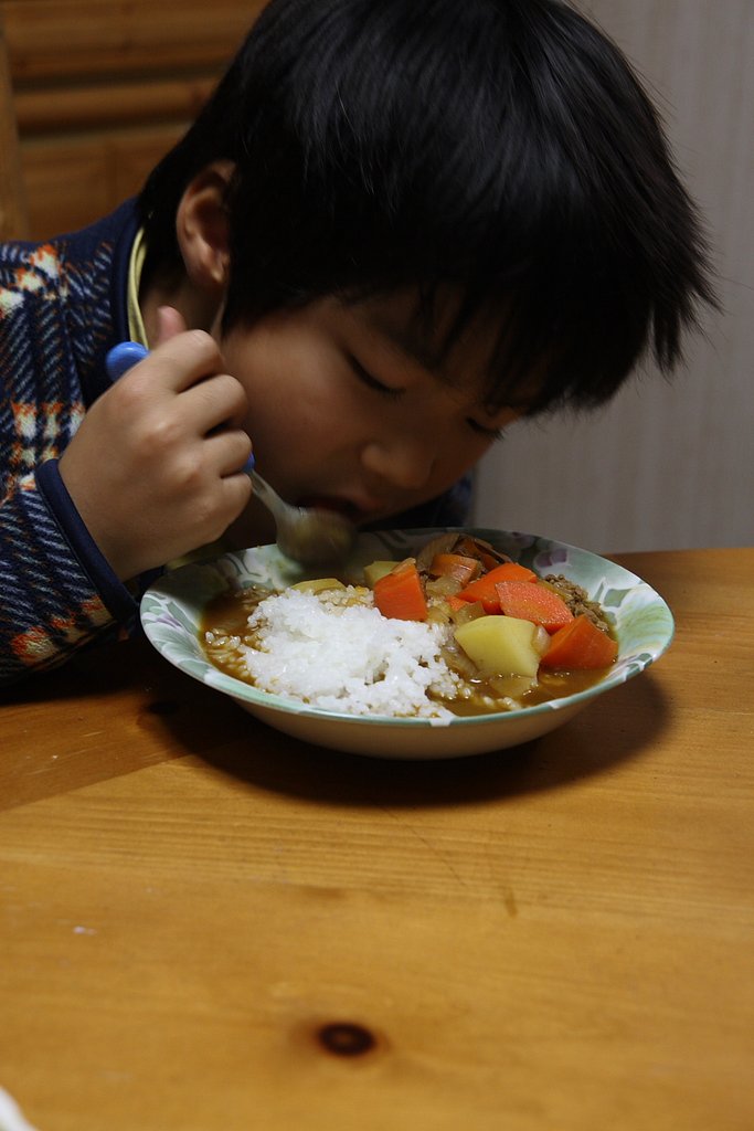 バーモントカレー、食います