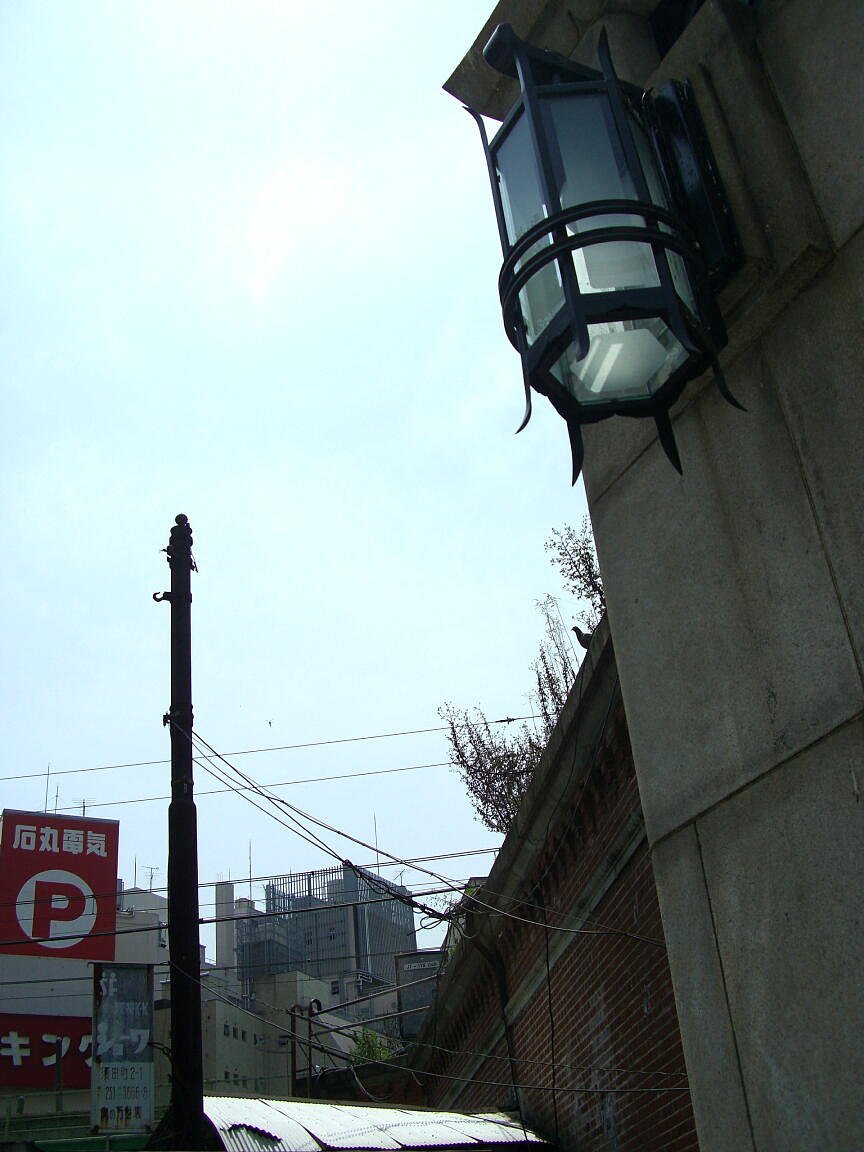 懐かしの都電の電柱