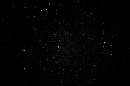 沈むカシオペアと秋の星々