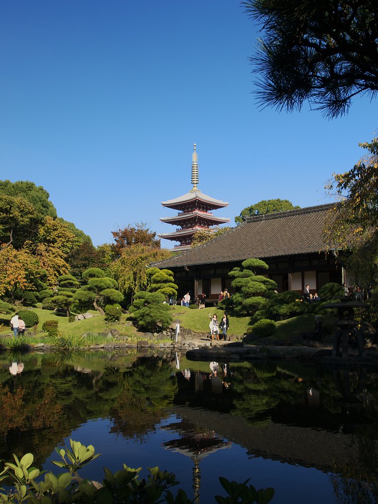 伝法院の庭園