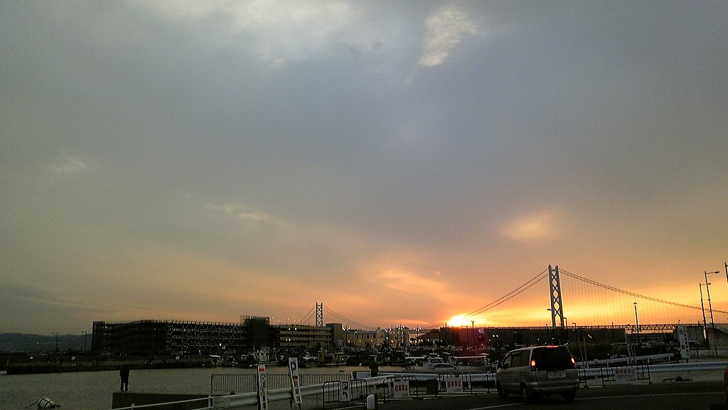 夕暮れ