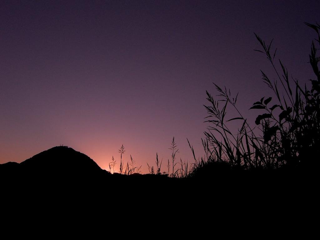 秋の〜夕陽に〜〜♪♪♪
