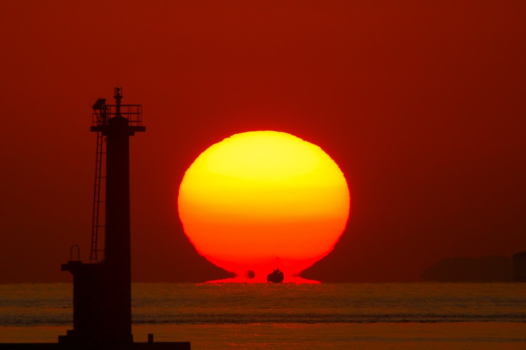 風早のだるま夕日０４！がヒット！