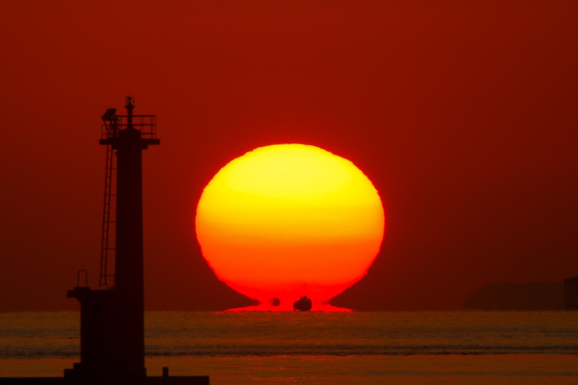風早のだるま夕日０４！がヒット！
