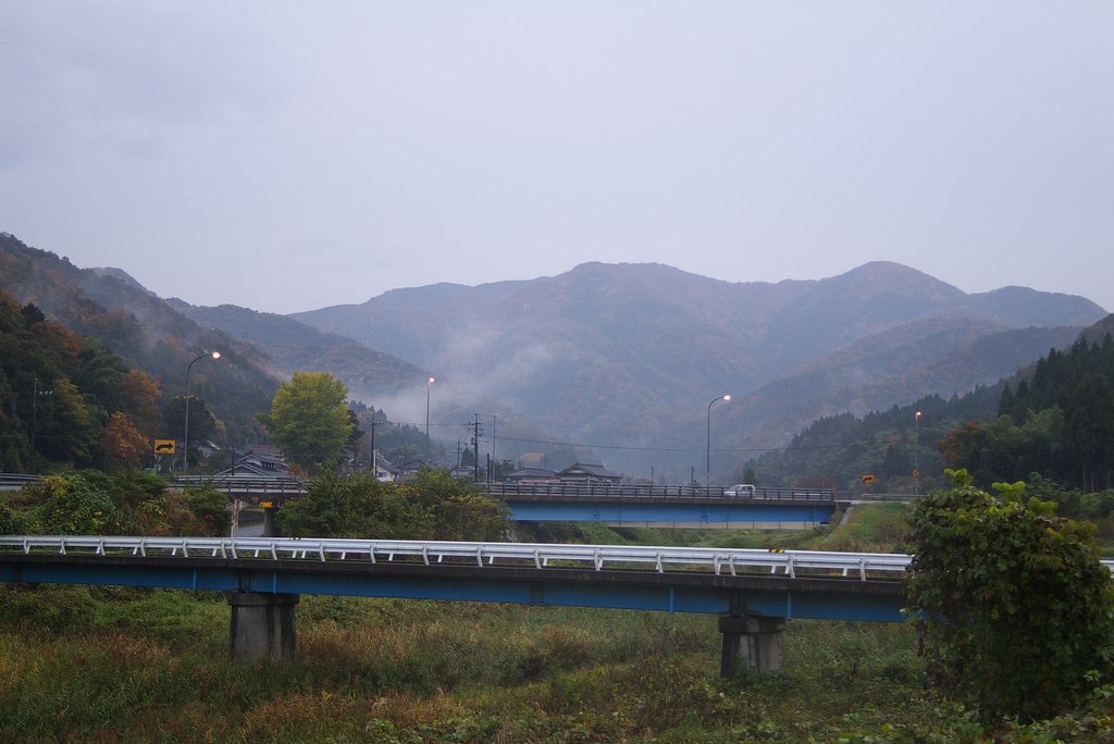 田舎の雨降り！