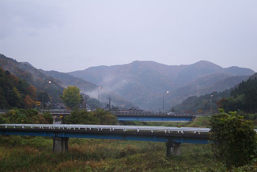 田舎の雨降り！