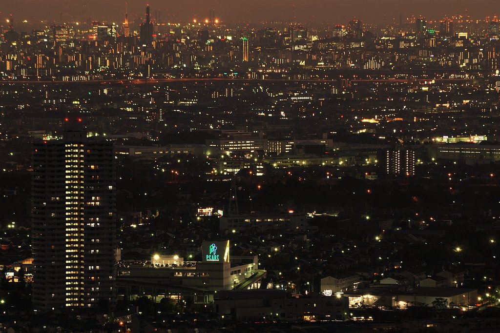 尾張の夕景