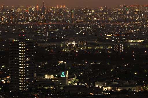 尾張の夕景