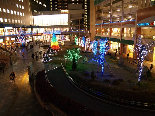 町のイルミネーション