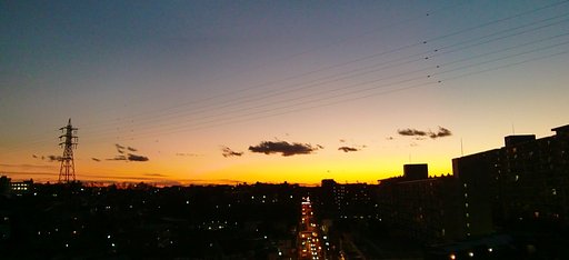 〜夕焼けの変化〜