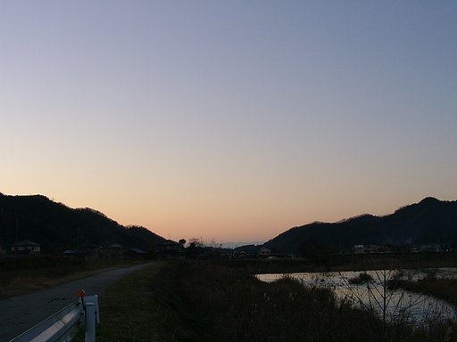 綺麗な夕焼けに！