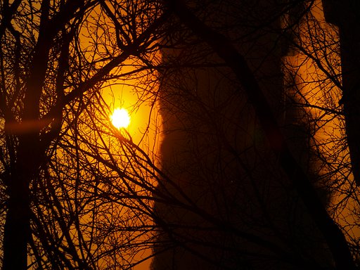 冬の夕暮れ