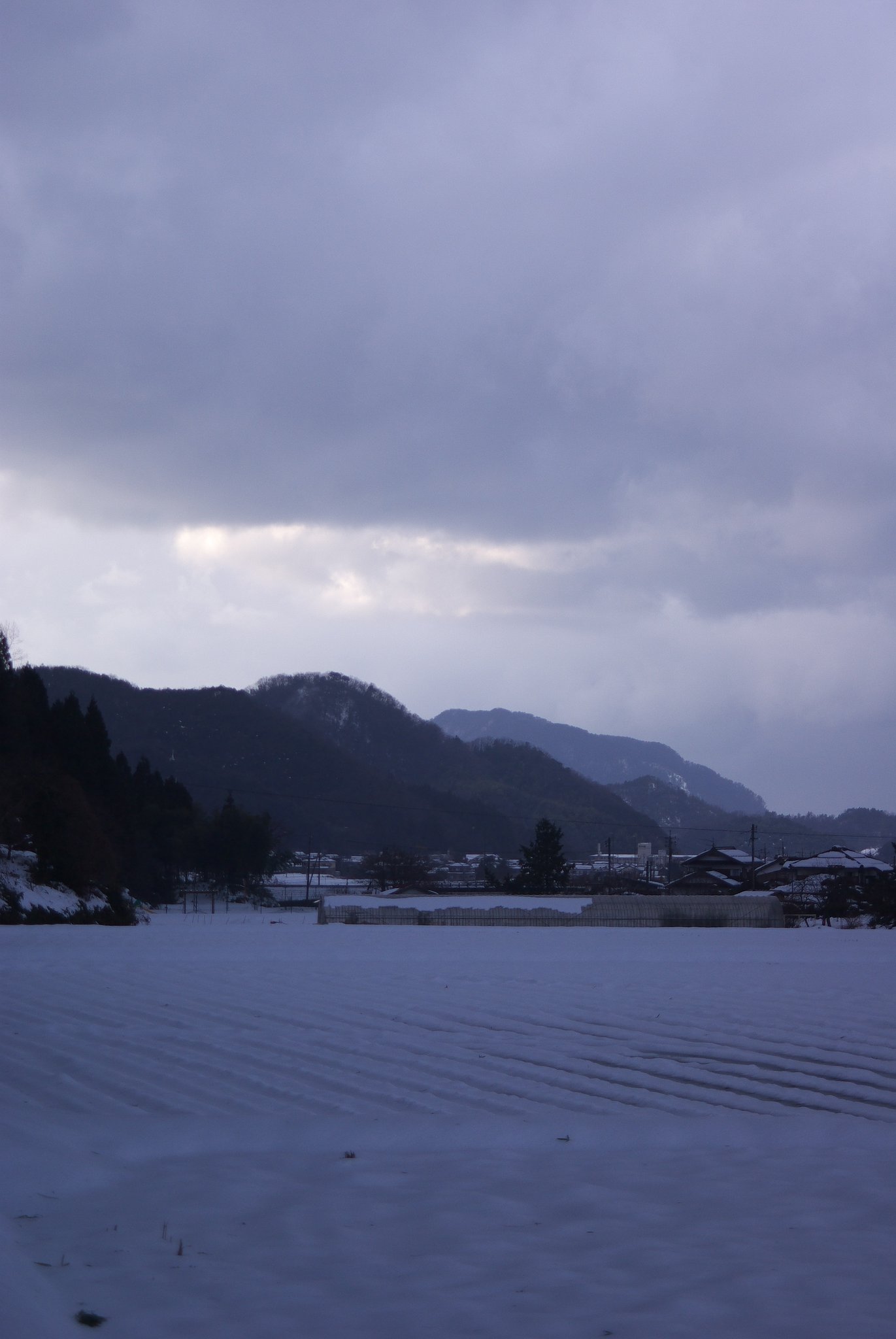 冬の夕暮れ