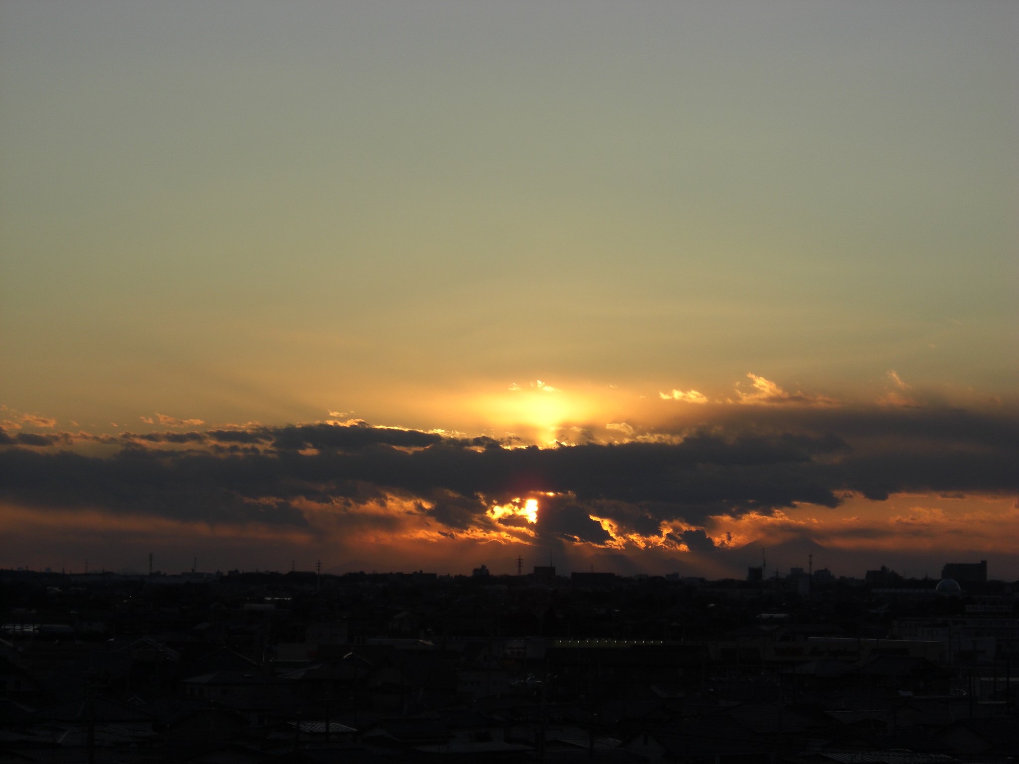 2009元旦の夕焼け