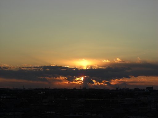 2009元旦の夕焼け